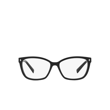 Prada PR 15ZV Eyeglasses 1ab1o1 black - front view