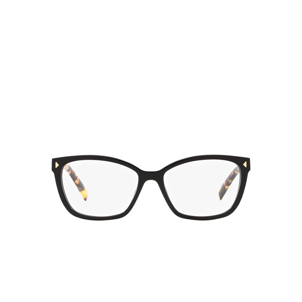 Prada PR 15ZV Eyeglasses 3891O1 Black - front view