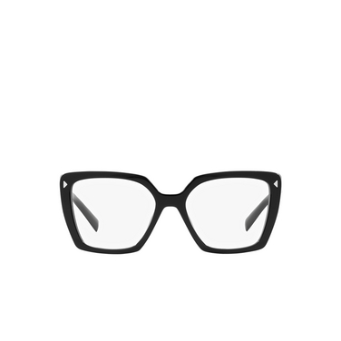 Prada PR 16ZV Eyeglasses 1AB1O1 black - front view