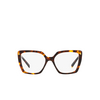 Prada PR 16ZV Eyeglasses VAU1O1 havana - product thumbnail 1/4