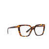 Prada PR 16ZV Eyeglasses VAU1O1 havana - product thumbnail 2/4