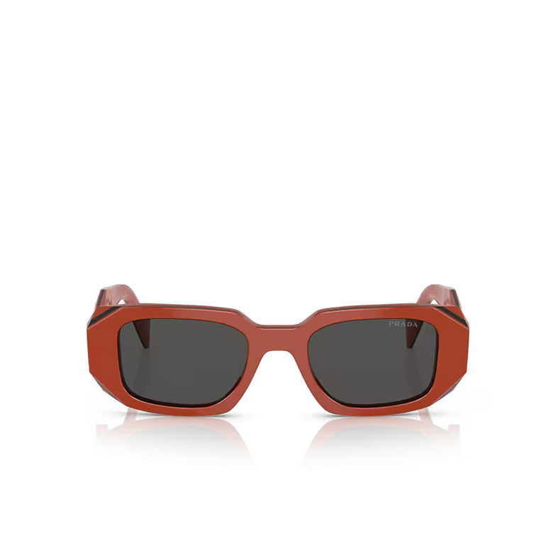 Prada PR 17WS Sunglasses 12N5S0 orange / black - 1/4