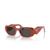 Prada PR 17WS Sunglasses 12N5S0 orange / black - product thumbnail 2/4