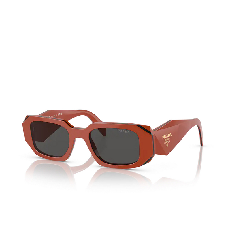 Prada PR 17WS Sunglasses 12N5S0 orange / black - 2/4