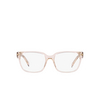 Prada PR 17ZV Eyeglasses 15J1O1 crystal pink - product thumbnail 1/4