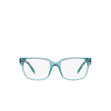 Prada PR 17ZV Eyeglasses 16J1O1 crystal blue - front view