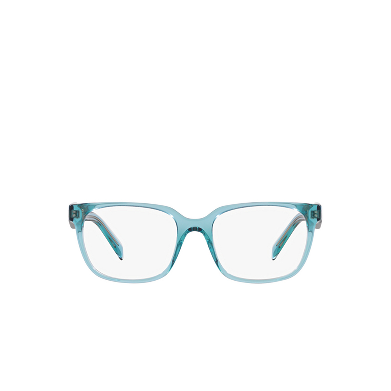 Prada PR 17ZV Eyeglasses 16J1O1 crystal blue - 1/4