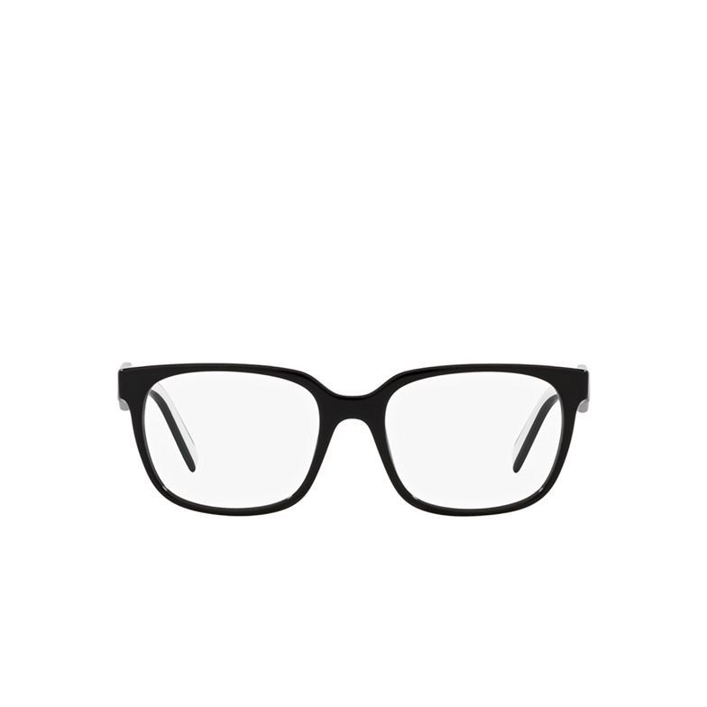 Prada PR 17ZV Eyeglasses 1AB1O1 black - 1/4