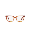 Prada PR 17ZV Eyeglasses 4BW1O1 havana clear - product thumbnail 1/4