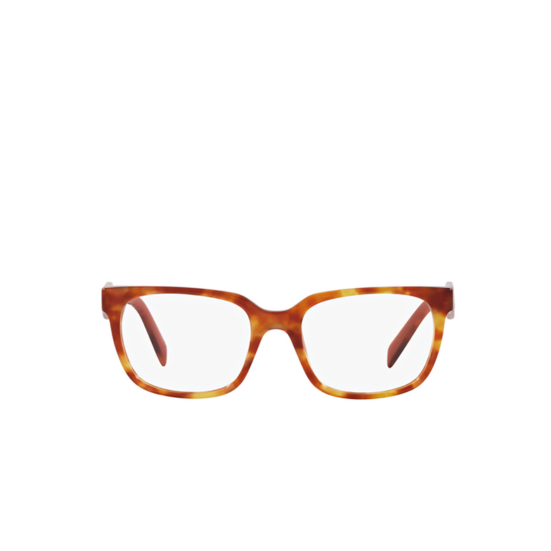 Prada PR 17ZV Eyeglasses 4BW1O1 havana clear - 1/4