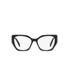Prada PR 18WV Eyeglasses 19D1O1 black / yellow marble - product thumbnail 1/4