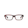 Prada PR 18ZV Eyeglasses 18I1O1 havana red - product thumbnail 1/4