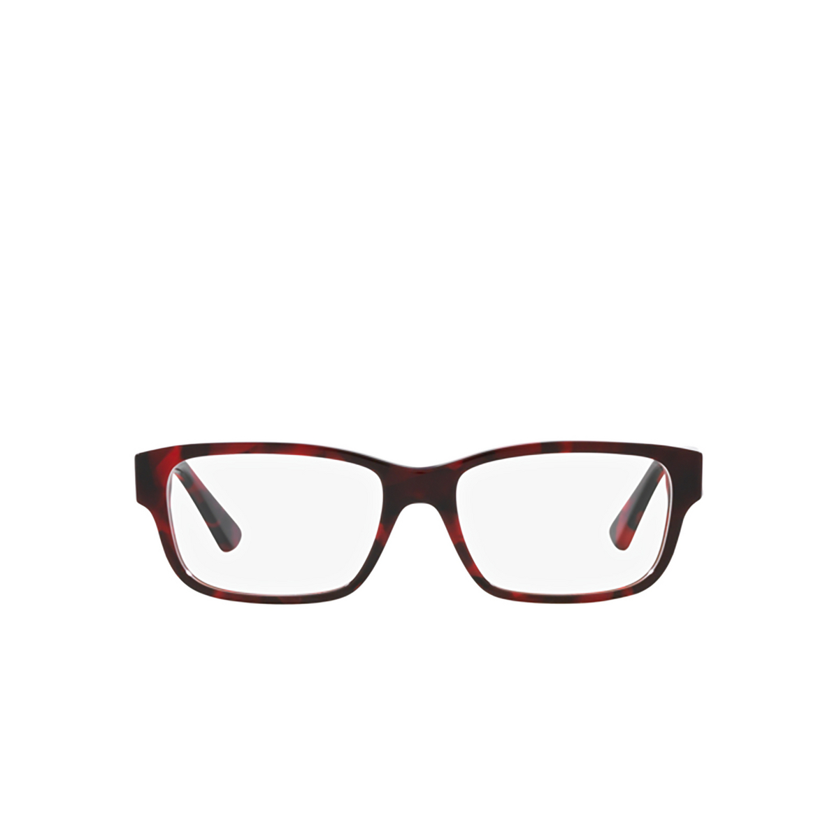 Prada PR 18ZV Eyeglasses 18I1O1 Havana Red - front view