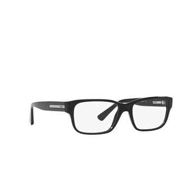 Prada PR 18ZV Korrektionsbrillen 1ab1o1 black - Dreiviertelansicht