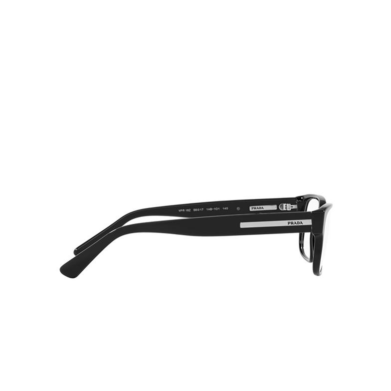 Prada PR 18ZV Eyeglasses 1AB1O1 black - 3/4