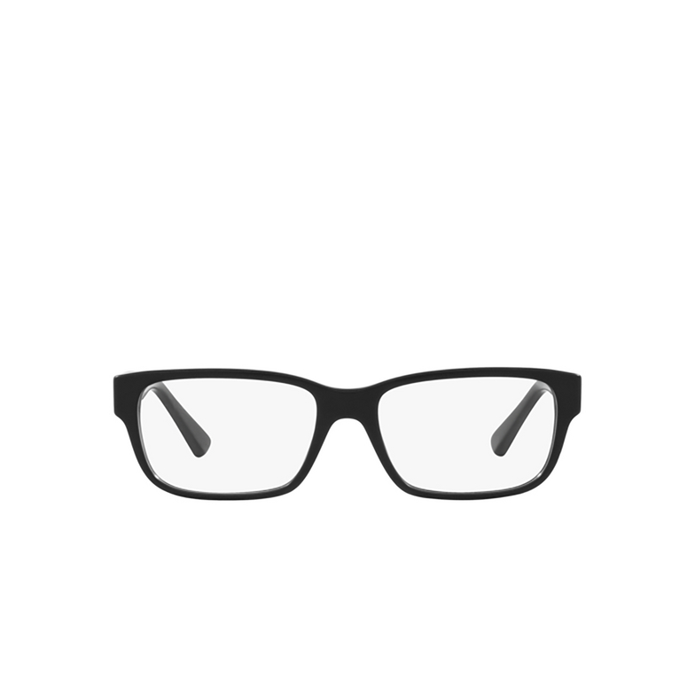 Prada PR 18ZV Eyeglasses 1BO1O1 matte black - 1/4