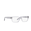 Prada PR 18ZV Eyeglasses U431O1 crystal grey - product thumbnail 2/4