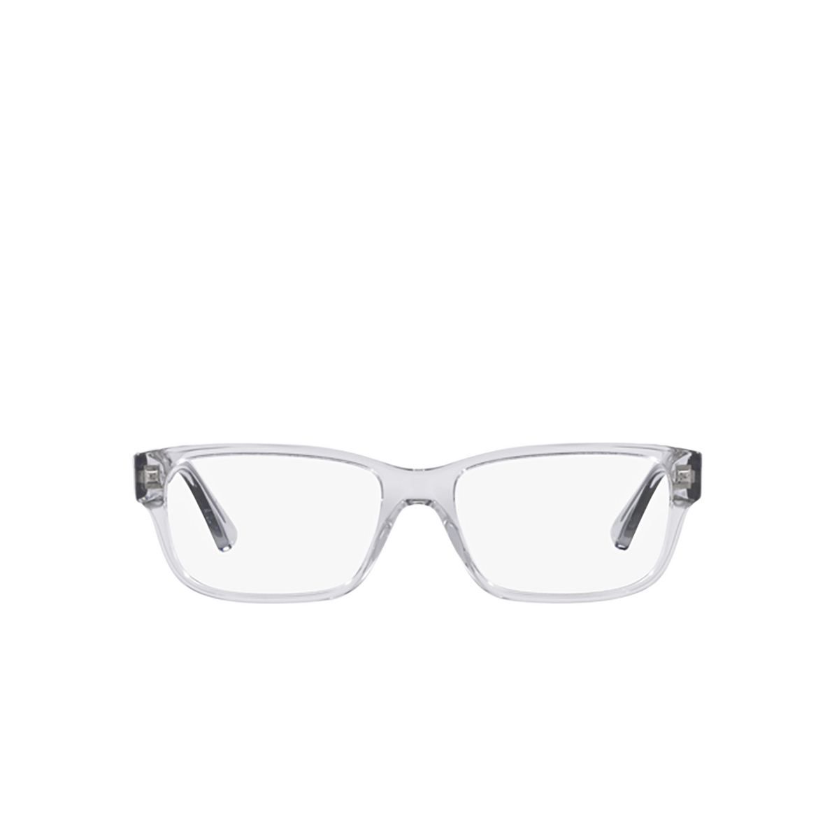 Prada PR 18ZV Eyeglasses U431O1 Crystal Grey - front view
