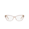 Prada PR 19WV Eyeglasses 15J1O1 crystal geranium - product thumbnail 1/4