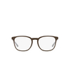 Prada PR 19ZV Eyeglasses 11J1O1 brown - product thumbnail 1/4