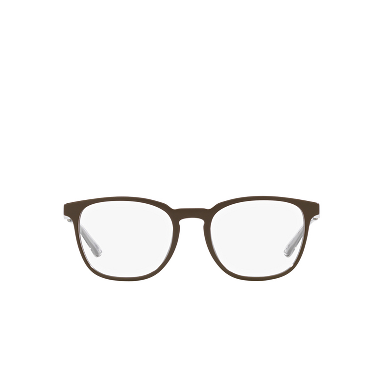 Prada PR 19ZV Eyeglasses 11J1O1 brown - 1/4