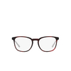 Prada PR 19ZV Eyeglasses 18I1O1 havana red - product thumbnail 1/4