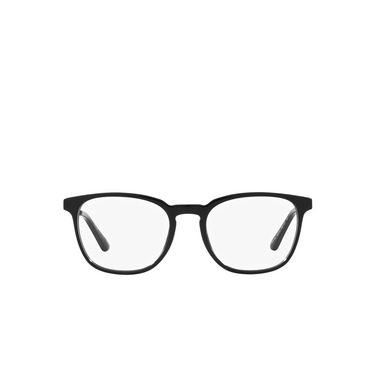 Prada PR 19ZV Eyeglasses 1AB1O1 black - front view