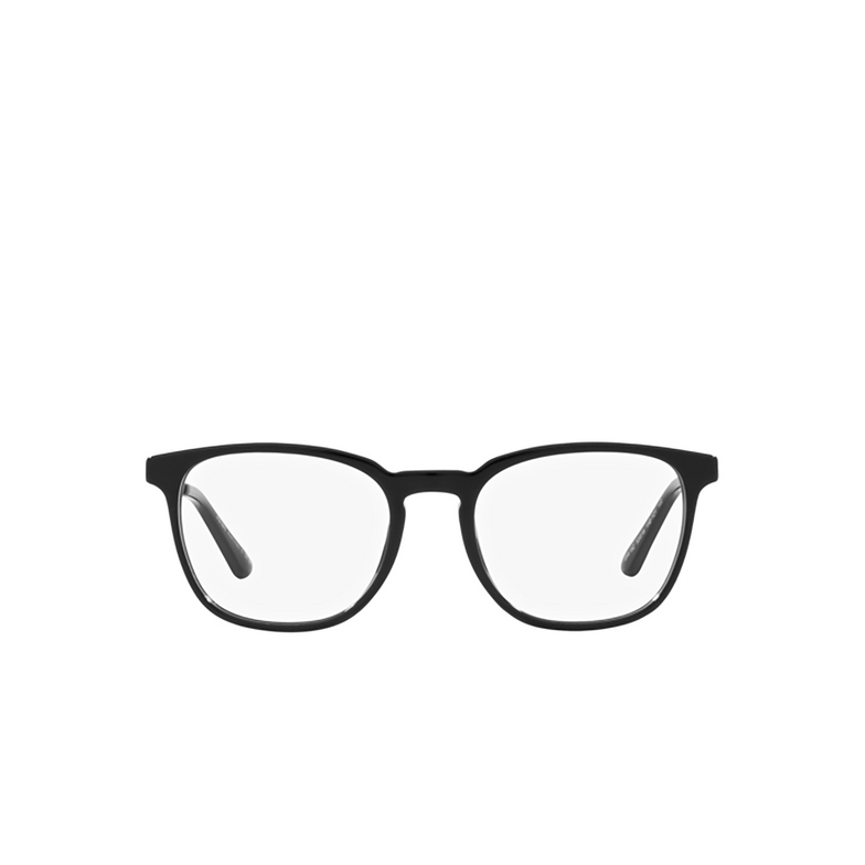 Prada PR 19ZV Eyeglasses 1AB1O1 black - 1/4