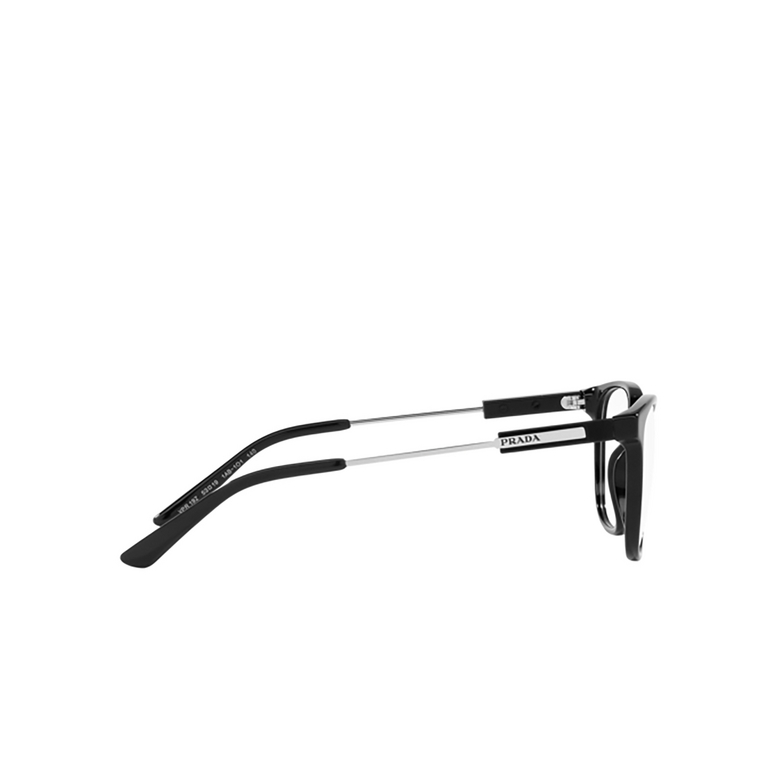 Prada PR 19ZV Eyeglasses 1AB1O1 black - 3/4