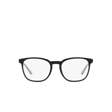 Prada PR 19ZV Eyeglasses 1BO1O1 matte black - front view