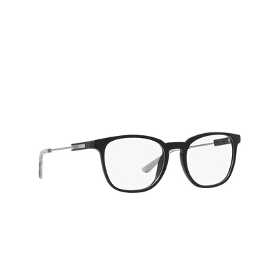 Prada PR 19ZV Eyeglasses 1BO1O1 matte black - three-quarters view