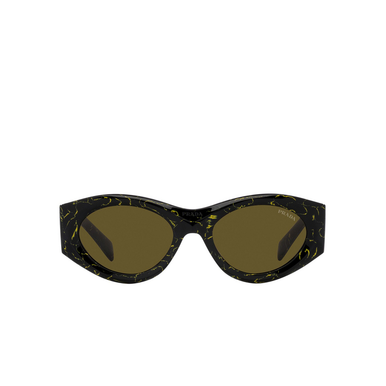 Prada PR 20ZS Sunglasses 19D01T black yellow marble - 1/4