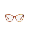 Prada PR 20ZV Eyeglasses 10L1O1 brown / havana - product thumbnail 1/4