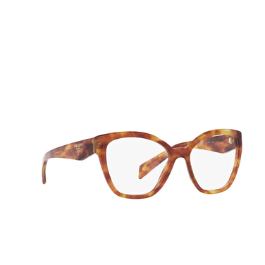 Prada PR 20ZV Korrektionsbrillen 10l1o1 brown / havana - Dreiviertelansicht