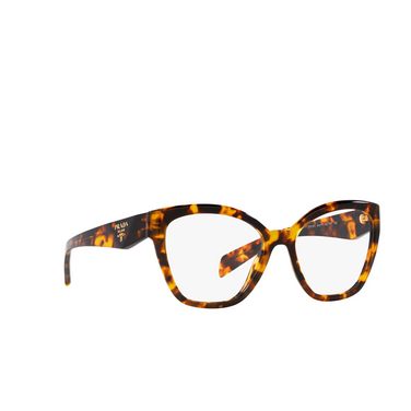 Prada PR 20ZV Korrektionsbrillen 14l1o1 honey tortoise - Dreiviertelansicht