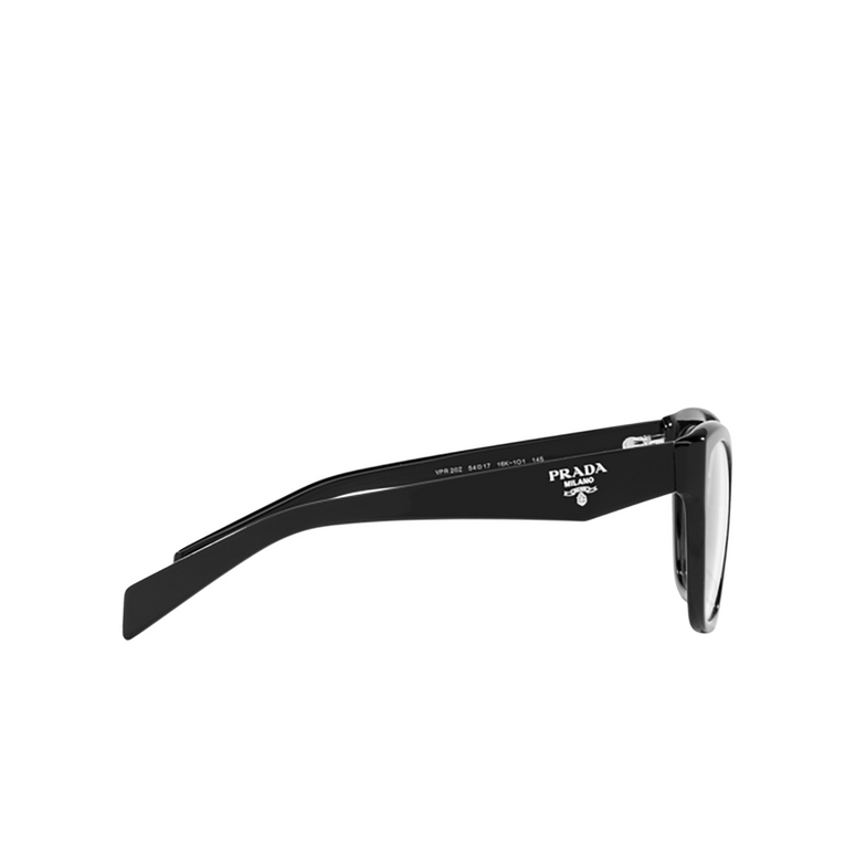 Prada PR 20ZV Eyeglasses 16K1O1 black - 3/4