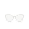 Prada PR 20ZV Eyeglasses 17K1O1 black / white - product thumbnail 1/4