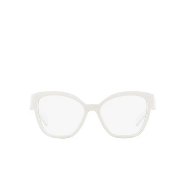 Prada PR 20ZV Eyeglasses 17k1o1 black / white - front view