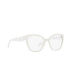 Prada PR 20ZV Eyeglasses 17K1O1 black / white - product thumbnail 2/4