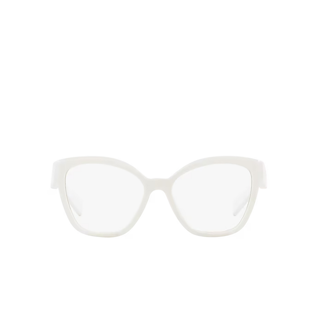 Prada PR 20ZV Eyeglasses 17K1O1 Black / White - front view