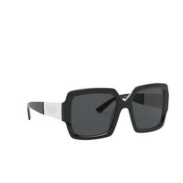 Prada PR 21XS Sunglasses YC45S0 black / white - three-quarters view