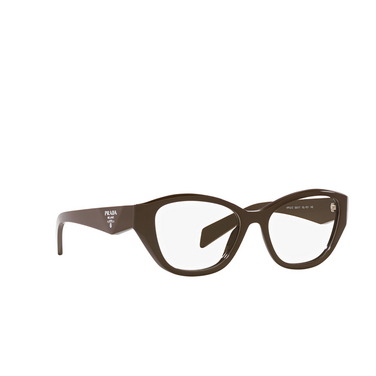 Prada PR 21ZV Korrektionsbrillen 15l1o1 loden - Dreiviertelansicht