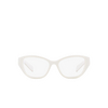 Prada PR 21ZV Eyeglasses 17K1O1 black / white - product thumbnail 1/4