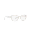 Prada PR 21ZV Eyeglasses 17K1O1 black / white - product thumbnail 2/4