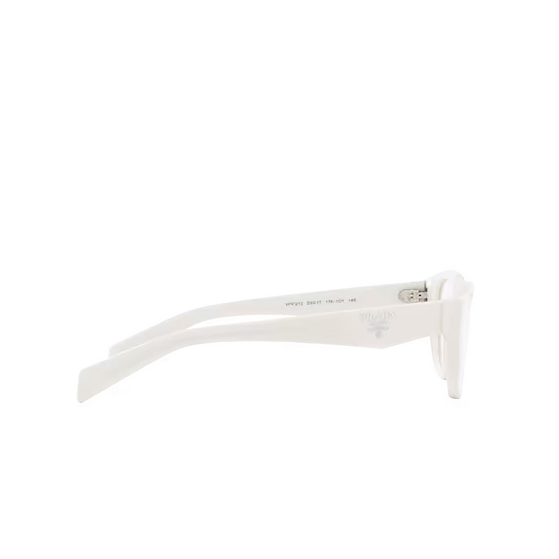 Prada PR 21ZV Eyeglasses 17K1O1 black / white - 3/4