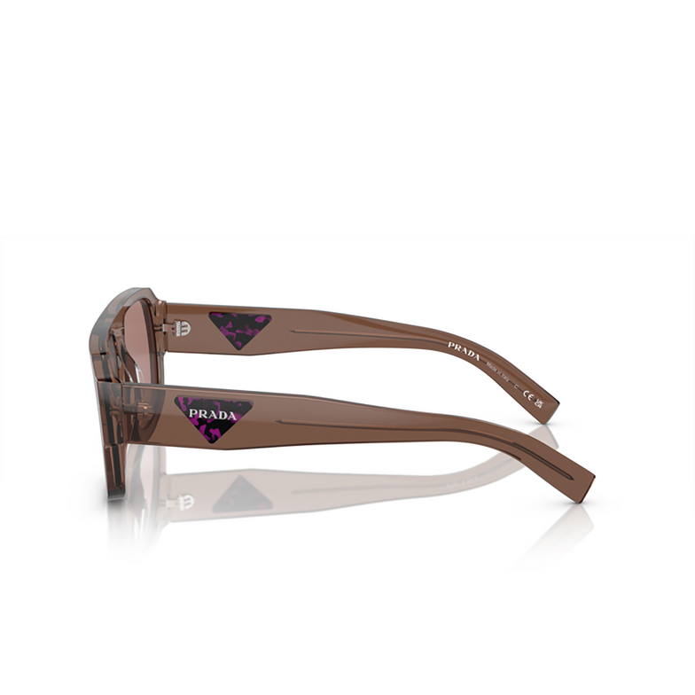 Prada PR 22YS Sunglasses 17O60B transparent brown - 3/4