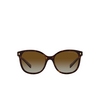 Prada PR 22ZS Sunglasses 2AU6E1 tortoise - product thumbnail 1/4
