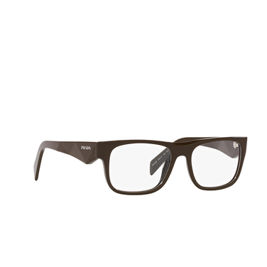 Prada PR 22ZV Korrektionsbrillen 15l1o1 loden - Dreiviertelansicht