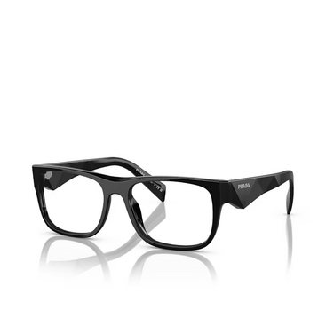 Prada PR 22ZV Korrektionsbrillen 16k1o1 black - Dreiviertelansicht
