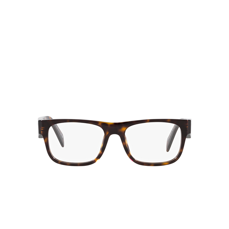 Prada PR 22ZV Eyeglasses 19J1O1 loden / black - 1/4